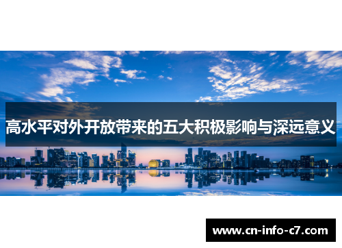 高水平对外开放带来的五大积极影响与深远意义