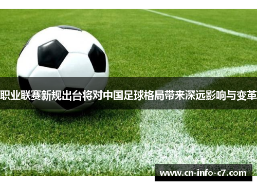 职业联赛新规出台将对中国足球格局带来深远影响与变革 职业联赛新规出台将对中国足球格局带来深远影响与变革